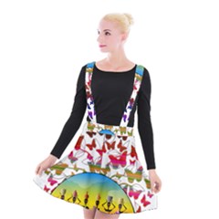 African Americn Art African American Women Suspender Skater Skirt by AlteredStates