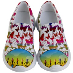 African Americn Art African American Women Kid s Lightweight Slip Ons by AlteredStates