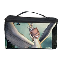 Cute Little Pegasus In The Sky, Cartoon Cosmetic Storage by FantasyWorld7