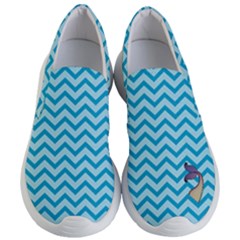 Chevron Mermaid Pattern Women s Lightweight Slip Ons by emilyzragz