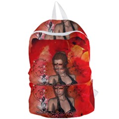 The Fairy Of Music Foldable Lightweight Backpack by FantasyWorld7