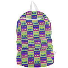 Cartoon Style Marine Life Motif Pattern Foldable Lightweight Backpack by dflcprints