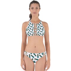 Pinapples Teal Perfectly Cut Out Bikini Set by snowwhitegirl