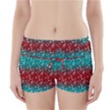 Red Teal Music Boyleg Bikini Wrap Bottoms View1