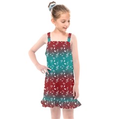 Red Teal Music Kids  Overall Dress by snowwhitegirl