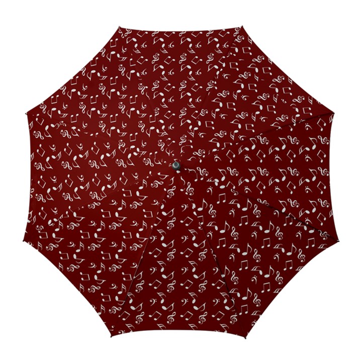 Burgundy Music Golf Umbrellas