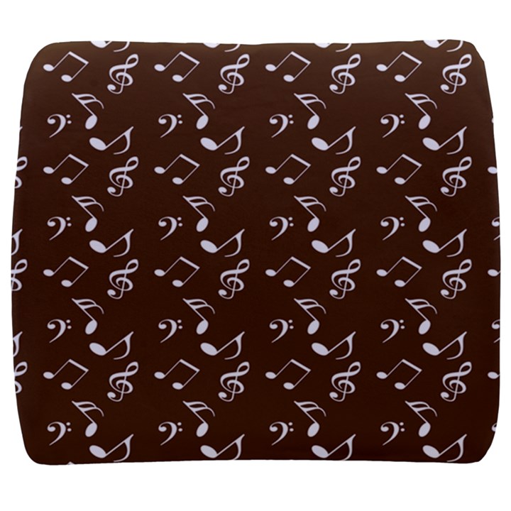 Brown Music Back Support Cushion