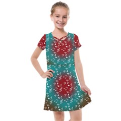 Teal Music Heart Music Kids  Cross Web Dress by snowwhitegirl