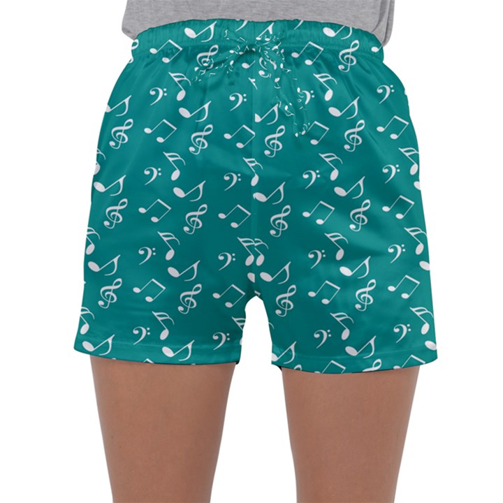 Teal Music Sleepwear Shorts