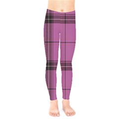 Violet Plaid Kids  Legging by snowwhitegirl