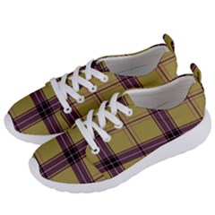 Beige Purple Plaid Women s Lightweight Sports Shoes by snowwhitegirl