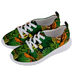 Tropical Pelican Tiger Jungle Black Women s Lightweight Sports Shoes by snowwhitegirl