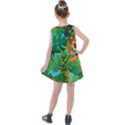 Tropical Pelican Tiger Jungle Blue Kids  Summer Dress View2