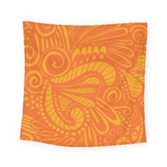 Pop Orange Square Tapestry (small)