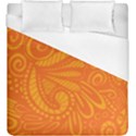 Pop Orange Duvet Cover (King Size) View1