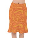 Pop Orange Mermaid Skirt View1