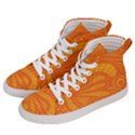 Pop Orange Women s Hi-Top Skate Sneakers View2