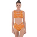 Pop Orange Bandaged Up Bikini Set  View1