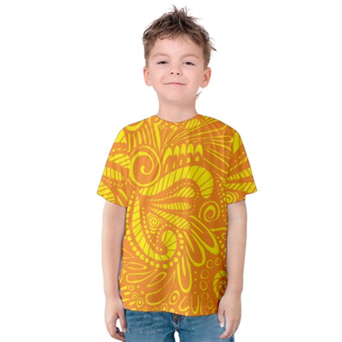 Pop Sunny Kids  Cotton Tee by ArtByAmyMinori