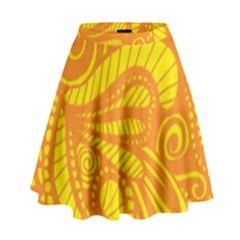 Pop Sunny High Waist Skirt by ArtByAmyMinori