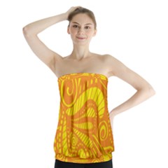 Pop Sunny Strapless Top by ArtByAmyMinori