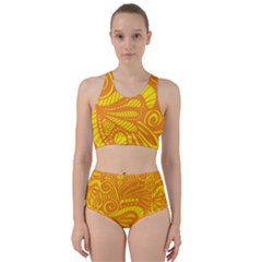 Pop Sunny Racer Back Bikini Set by ArtByAmyMinori