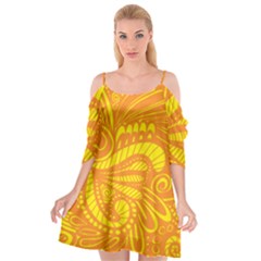 Pop Sunny Cutout Spaghetti Strap Chiffon Dress by ArtByAmyMinori