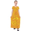 Pop Sunny Kids  Short Sleeve Maxi Dress View1