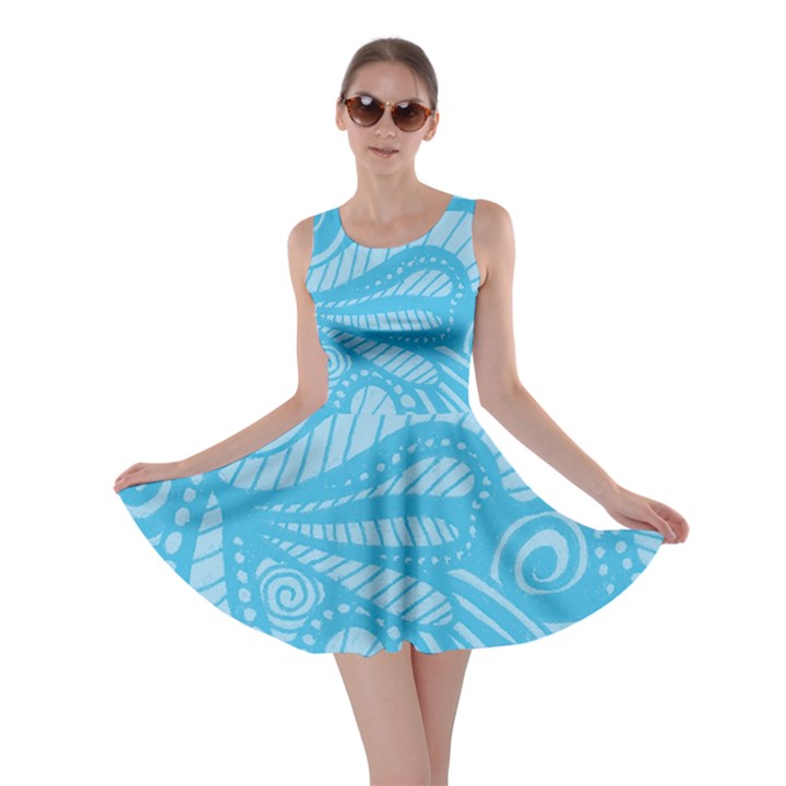 Pop Sky Skater Dress