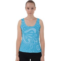 Pop Sky Velvet Tank Top by ArtByAmyMinori