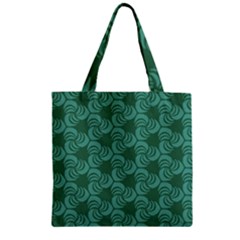 Layered Knots Zipper Grocery Tote Bag by ArtByAmyMinori