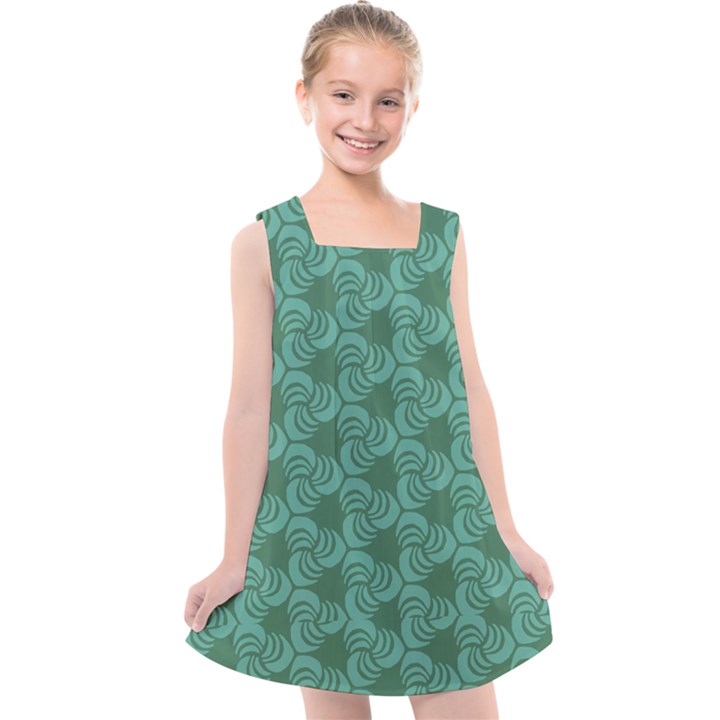 Layered Knots Kids  Cross Back Dress