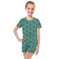 Layered Knots Kids  Mesh Tee And Shorts Set