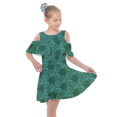 Layered Knots Kids  Shoulder Cutout Chiffon Dress by ArtByAmyMinori