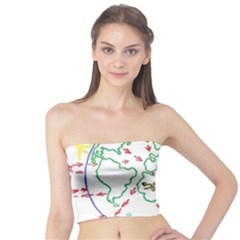 Atw Clr 2 Atw Pro Tube Top by RWTFSWIMWEAR