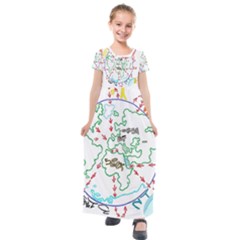 Atw Clr 2 Atw Pro Kids  Short Sleeve Maxi Dress