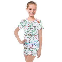 Atw Clr 2 Atw Pro Kids  Mesh Tee And Shorts Set