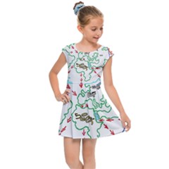 Atw Clr 2 Atw Pro Kids Cap Sleeve Dress