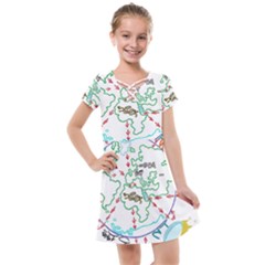 Atw Clr 2 Atw Pro Kids  Cross Web Dress by RWTFSWIMWEAR