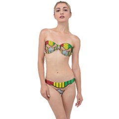 Theconnect Classic Bandeau Bikini Set