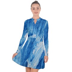 Water Long Sleeve Panel Dress