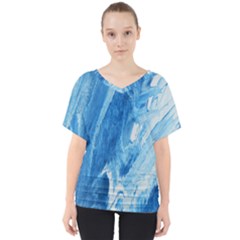 Water V-neck Dolman Drape Top by WILLBIRDWELL