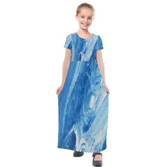 Water Kids  Short Sleeve Maxi Dress