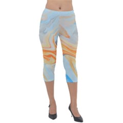 Fire Spear Lightweight Velour Capri Leggings 