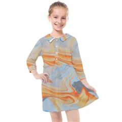 Fire Spear Kids  Quarter Sleeve Shirt Dress