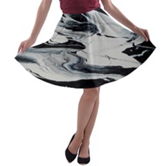 Space Drift 2 A-line Skater Skirt