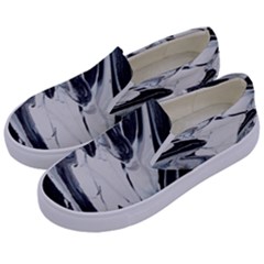 Space Drift 2 Kids  Canvas Slip Ons