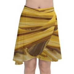 Sand Man Chiffon Wrap Front Skirt by WILLBIRDWELL