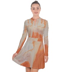 Fire Fall Long Sleeve Panel Dress