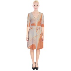 Fire Fall Wrap Up Cocktail Dress